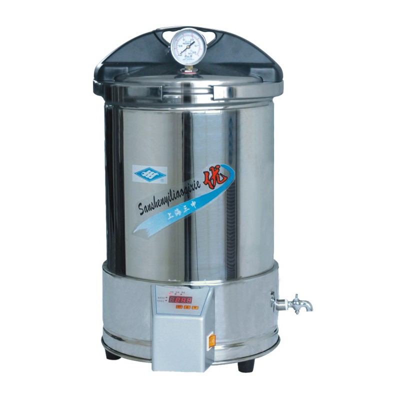 YX280手提式不銹鋼壓力蒸汽滅菌器（定時數控）